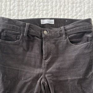 LOFT Women's Charcoal Skinny Jeans